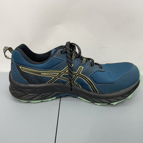 Asics Men's Athletic Shoes - Blue and Yellow - Picture 11 of 14
